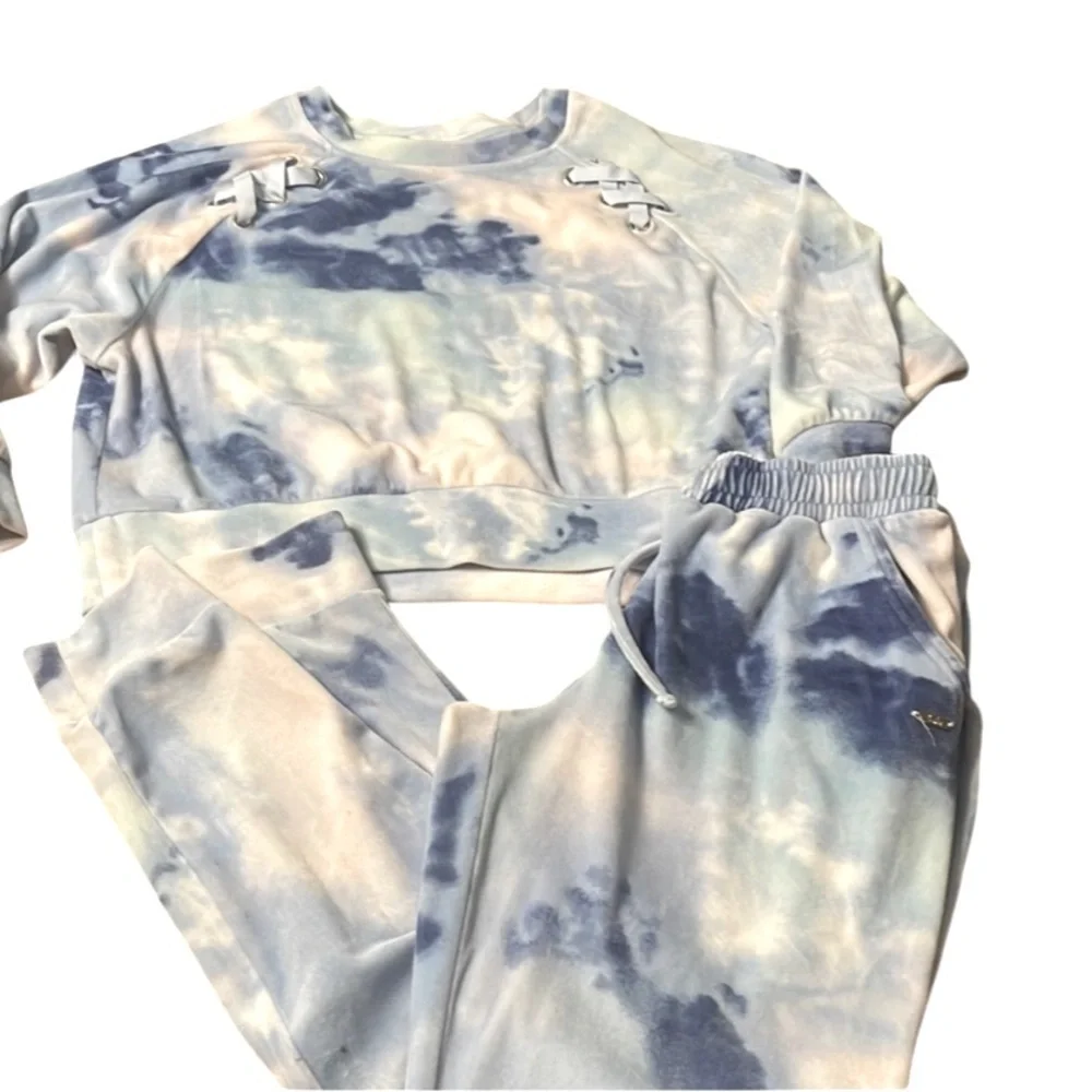 JUSTICE Collection X by Justice cozy velour 2 pcs outfit set